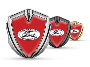 Ford Badge Autoadesivo Disegno Lussuoso Metal Lucido